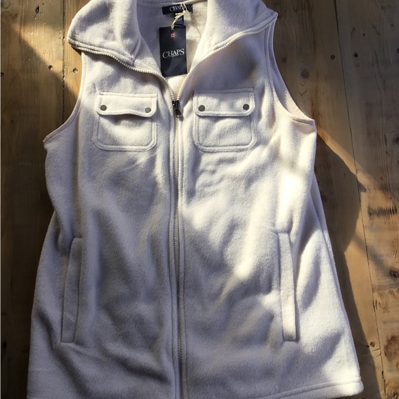 Chaps polar fleece vest .Size M - Picture 3 of 7